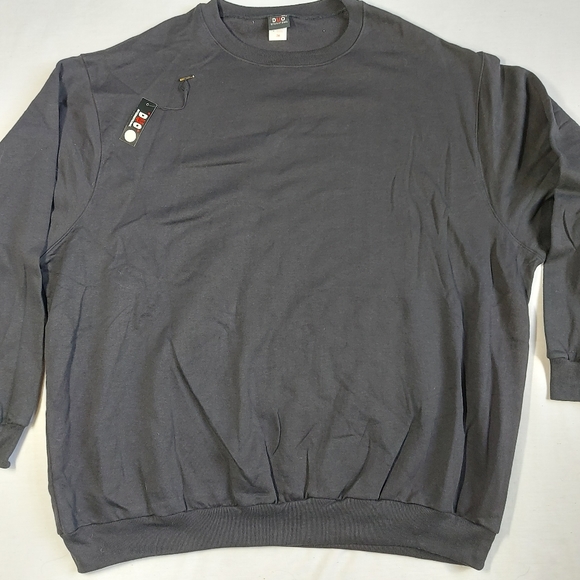 Duo International Vintage NWT Black Long Sleeve Sweatshirt, 3X - Picture 1 of 12